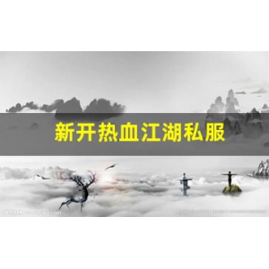 <strong>新开热血江湖私服 (7)</strong>